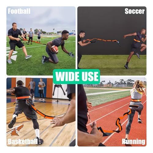 Overload Running Resistance Harness with Jump Rope Speed and Agility Equipment for Sprints Football Basketball Soccer Overload Running Resistance Harness with Jump Rope