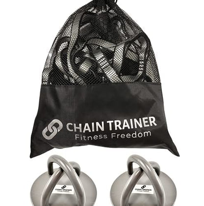 Portable Home Gym Multi-functional Basic Fitness Freedom Workout Equipment Comes in Basic, Intermediate, Advanced or Deluxe Sizes and Comes in Black or Silver