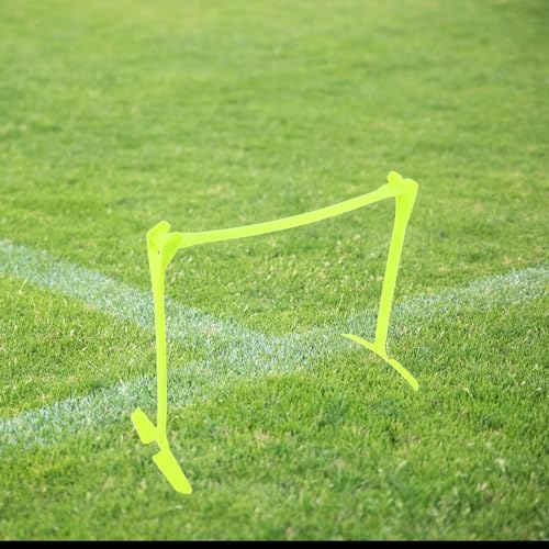 Toddmomy Adjustable Soccer Training Hurdle Football Agility Speed Hurdles Foldable Green Plastic Training Equipment for Athlete Skill and Agility Development