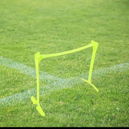 TEHAUX Adjustable Height Soccer Training Hurdle Agility Speed Hurdles Foldable Plastic Football Training Equipment for Athletic Agility Drills