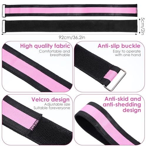 Resistance Bands Set, Adjustable Ankle Exercise Bands with Cuffs Home Gym Workout Fitness Equipment with Carry Bag for Women Leg Booty Butt Lift Kickbacks Hip Training Working Out Yoga