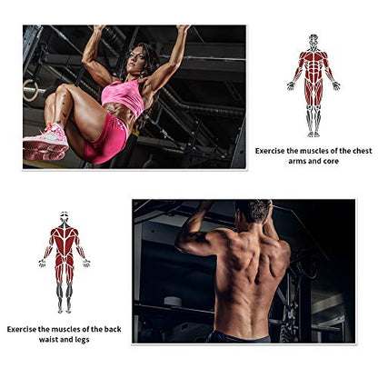 Wall Mount Pull Up Bar Wall Mounted Body Press Pull Up Bar Gym Chin-Up for Upper Body Workout