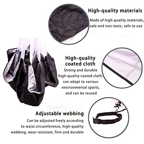 Running Speed Training 56 Inch 2 Umbrella Resistance Training Parachute with Adjustable Strap Free Carry Bag, Resistance Running Parachute for Football Soccer Training Kids Youth and Adults