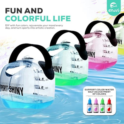 EasyGo Kettlebells, Foldable Water-Filled Kettlebell, Adjustable Kettlebell