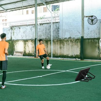 Soccer Rebound Board, Portable Rebounder with Adjustable Angle, Replay Station Soccer Trainer for Ball Passing and Bounce Back Training