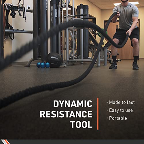 Body Sport Training Rope – Thick Battle Rope for Home or Gym Use, Long Durable Workout Rope – Made with Super-Strong Poly-Twine – Stands Up to Repeated Use Indoors & Outdoors - size: 2 in. Diameter x 40 ft. Length