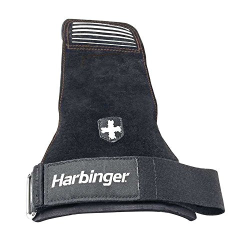 Harbinger Lifting Grips, Black - size: Small-Medium