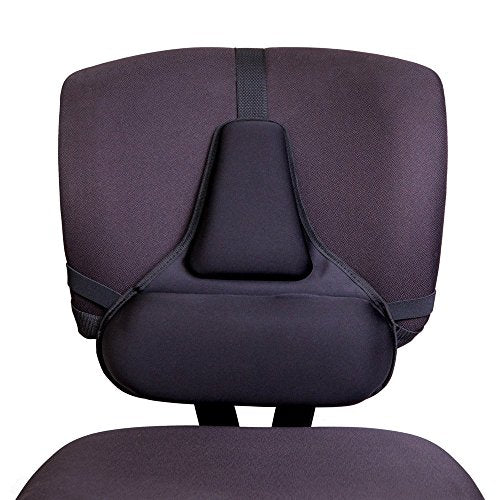 FOMI Firm Gel Foam Back Support (14" x 15") Care | Upper Lower Thoracic and Lumbar Support for Car, Home, Office Chair | Promotes Healthy Posture, Sciatica Pain Relief