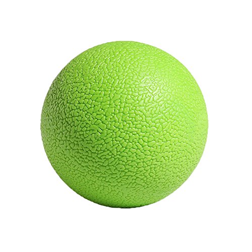 Manual Massage Ball for Back/Neck/Foot Pain and Deep Tissue, Gym Yoga Sports Fitness Body Roller Massager for Plantar Fasciitis, Muscle Soreness Relax, Trigger Point Release - color: Green