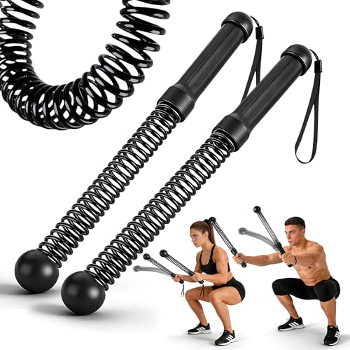 Battle Ropes Cordless & Ropeless for Home Gym – Portable Workout & Exercise Rope for Strength Building, HIIT & Low-Impact Training