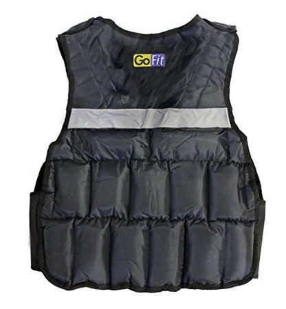 GoFit GoFit Padded Adjustable Weighted Vest - size: 20 pounds