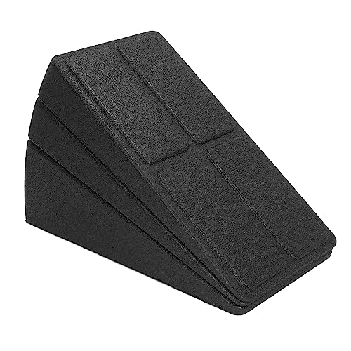 ZJchao Slant Board Calf Stretcher Board Ankle Stretch Board for Squats Adjustable 3Pcs EPP Foam Incline Blocks for Calf Stretching Plantar Fasciitis Relief with 8.5 & 17 Degrees Angles
