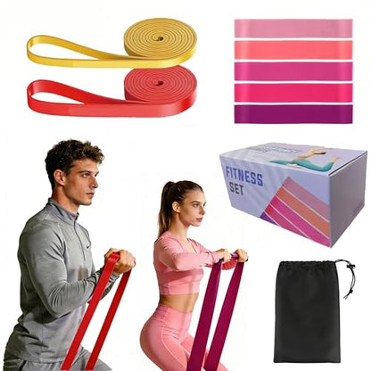 Home Workout Pilates Kit for Women, Better me Pilates Ring and Ball Set Essentials Equipment, with 5 Resistance Bands, Massager Roller, Yoga Starter Accessories for Toning Arms, Thighs & Core