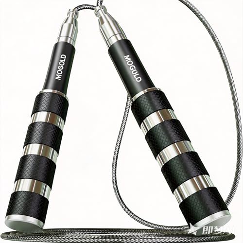 Retractable Jump Rope - No Tool Adjustable, Fits in Pocket, Tangle-Free Steel Cable for Travel & Gym
