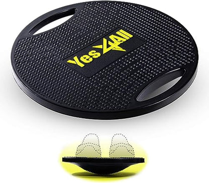 Yes4All Wobble Balance Board Training Board Plastic Balance Training Exercise Yoga Supplies Carrying