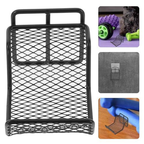Wall-mounted Dumbbell Rack Black Steel Dumbbell Weight Stand for Home Gym Storage Organizer Compact Cradle for Training and Barbells