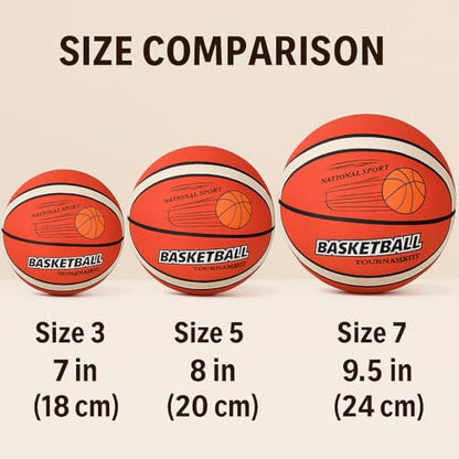 Silent Indoor Basketball – No Noise PU Foam Ball for Home Training, No Air Needed, Suitable for Apartment Fitness Use – Size 3/5/7