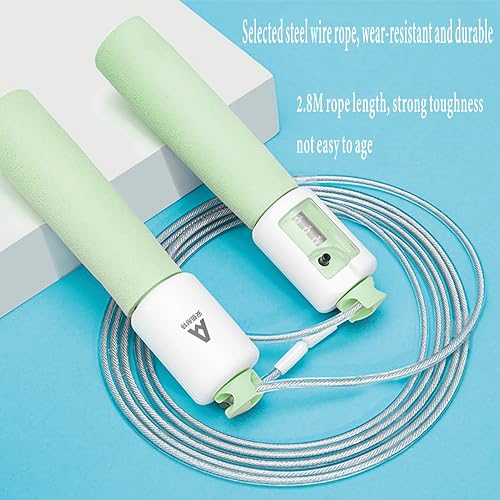 Jump Rope,YiWgqish Workout Equipment,Sports And Fitness Exercise Jump Rope For Kids For Fitness Adjustable With Counter Skipping Rope And Fitness For Men,Women,Kids,Girls,Boys