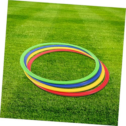 4pcs Speed Agility Training Rings Football Training Gear for Coordination and Reaction
