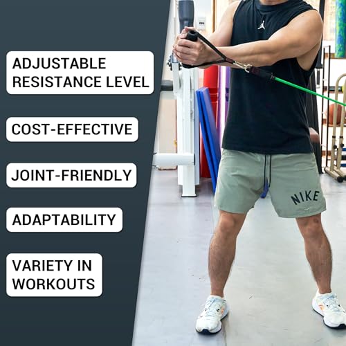 TheFitLife Resistance Bands Set with Handles, Door Anchor and Ankle Straps