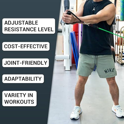 TheFitLife Resistance Bands Set with Handles, Door Anchor and Ankle Straps