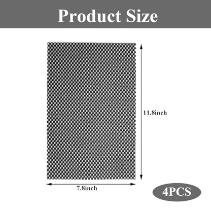 2PCS Pilates Non Slip Mat,Gripper Pad,Unisex Anti Skid Pilates Reformer Mat,Anti Slip Hand Workout Pads for Sweaty Hands, Foldable Grips Gloves for Body Building Indoor Home Gym Fitness