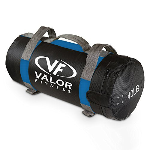 Valor Fitness SDB Pre-Filled Sandbags for Weight and Functional Training with 5 Grip Handles - style: 40 lb