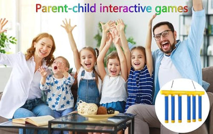 Reflex Drop Stick Challenge Game Hand Eye Coordination Training Toy for Kids & Adults, Remote Control Catching Sticks with 3 Adjustable Speeds, Reaction Speed Game for Focus & Fun(Improved Quality)