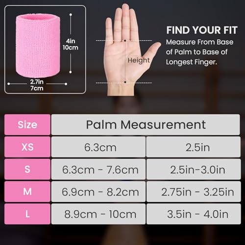 Amrta Gymnastics Grips with Wristbands for Girls 2 Pair - color: Pink-Black, size: X-Small