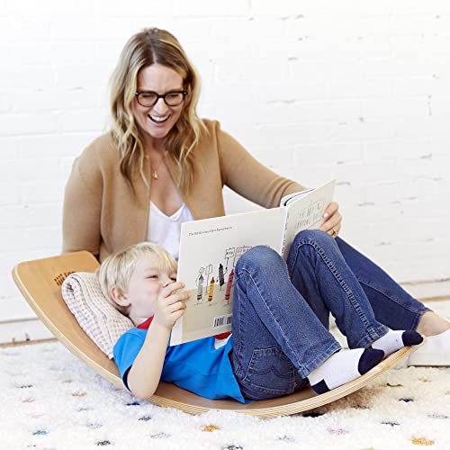 ECR4Kids Balance Board, Montessori Toy, Natural - color: Natural