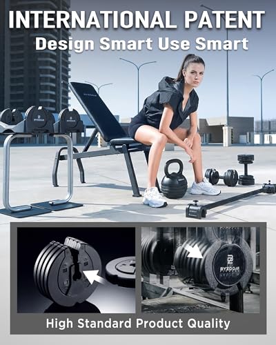 BYZOOM FITNESS Pure Series Adjustable Dumbbell - 12.5/25/27.5/50/55/75lb - ONE UNIT OR PAIR(check QTY before purchase) - 5-in-1/ 10-in-1 / 15-in-1 / 21-in-1 Flexible Hand Weights for Home Apartment Garage Gym, Strength Training & Fitness Workouts, White O