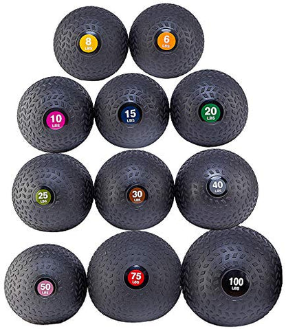 Fitvids Slam Medicine Wall Balls Workout Exercise Fitness Weighted Balls for Cross Training, Strength and Conditioning Exercises, Cardio and Core Workouts - style: 10 Pounds