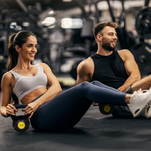 BalanceFrom Kettlebell Sets 30lbs, 45lbs, 50lbs, 75lbs 3 or 4 Piece Strength Training Kettlebells Weight Set, Multiple Sizes - style: 50 lbs Set