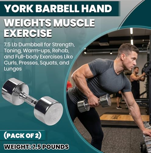 Professional Chrome Dumbbell with Ergo Grip, Heavy-Duty Solid Steel Knurled Handles Hand Weights for Exercise Muscle Toning Home Gym Workout and Training - 2.5 LB - 50 LB Pack of 1, 2 & 4