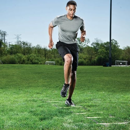 PER4M Speed Ladder - Speed and Agility Training for Basketball, Football, Soccer - Footwork Improvement, Coordination, Quickness, Athletic Training - Leg Strength, Body Control, Foot Control Trainer