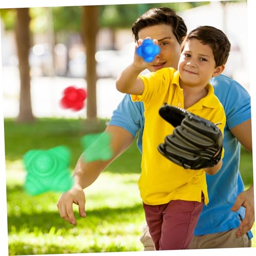 Hemoton 6 Pcs Fitness Reaction Balls Bouncing Balls for Speed Training Hand Eye Coordination Reflexes Durable for Use