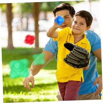 Hemoton 6 Pcs Fitness Reaction Balls Bouncing Balls for Speed Training Hand Eye Coordination Reflexes Durable for Use