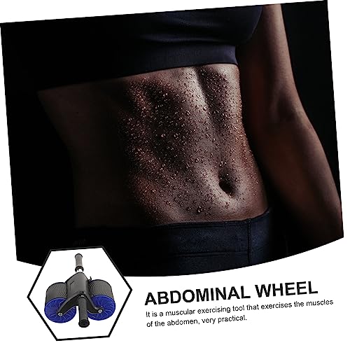 UKCOCO 1Set Abdominal Wheel Roller Automatic Rebound Abdominal Training Equipment for Home Gym Skid Texture for Muscle Workout Versatile Ab Exercise Tool