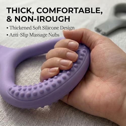 Figure 8 Resistance Bands with Handles, Silicone Exercise Bands for Yoga Pilates Stretching, Portable Home Workout Equipment for Arm Back Shoulder Training, Fitness Band for Women Men