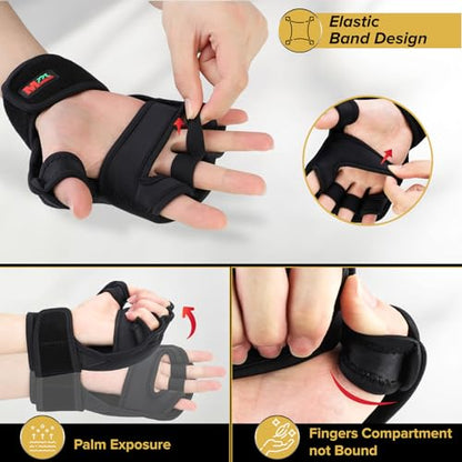 Weighted Hand Gloves 5lb(2.5lb Each), Soft Iron Fitness Gloves, Washable, for Gym Boxing Swimming Strength Training