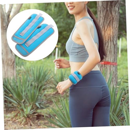 ibasenice Enhance Your Workout Women's Ankle Wrist Weights Adjustable Sandbag Leggings Arm Weights for Running Gym
