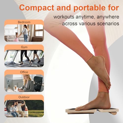 Ankle Balance Board for Physical Therapy & Fitness, Exercise Balance Pad with Non-Slip Surface, Improves Ankle Mobility & Stability for Pilates, Calf Raises & Rehabilitation