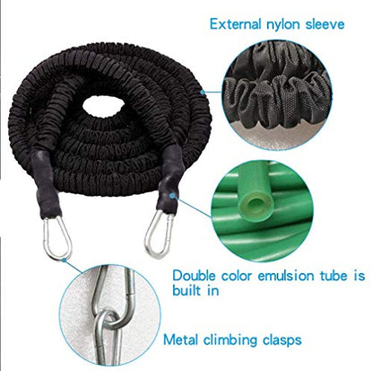 Resistance Training Rope Explosive Force Bounce Physical Training Resistance Rope Improving Speed, Stamina and Strength - color: 16.4ft Elastic rope