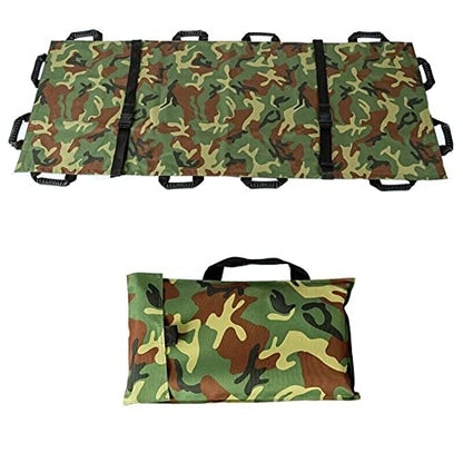Waterproof Portable Stretcher - Soft Folding Emerncy Stretcher with 12 Handles for Hospitals, Sports Venues & Ambulance - Lifesaving Transfer Board - size: B
