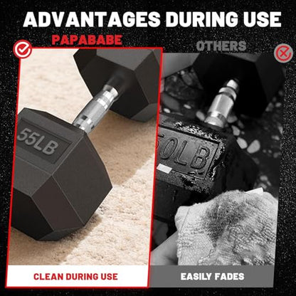 Hex Dumbbell Sets with Rack, 85-560lb Dumbbell Weight Set & Storage Rack - size: 170lb (5, 10, 15, 25, 30lb)x2& Rack