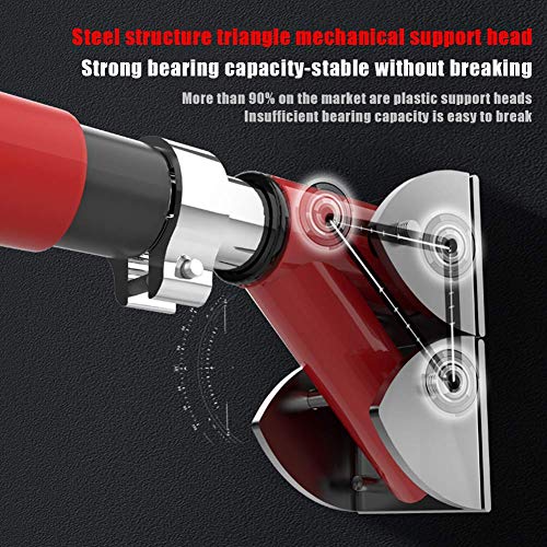 Pull Up Bar No Screw Installation Doorway Adjustable Chin Up Bar Fits Indoor Fitness Workout Stretch,with Safety Buckle&Comfortable Handle Not Hurt The Wall,Maximum Load 500Kg