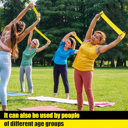 20 Pcs Resistance Bands Resistance Loop Exercise Bands Exercise Equipment Elastic Drap Ring for Women and Men Home Fitness, Gym, Yoga - color: Yellow, size: 25 Lbs