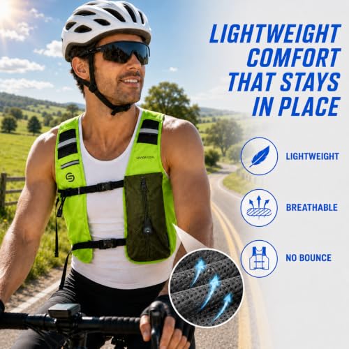 Cooling Hydration Vest with 2L BPA-Free Water Bladder, Running Vest with 3 Removable Cooling Packs, Lightweight Outdoor Hydration Pack for Hot Weather, Hiking, Cycling, Training - color: Green