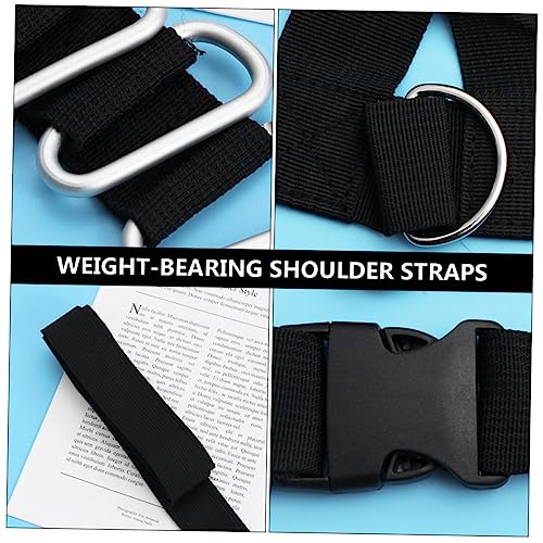 2pcs Resistance Sled Harness for Fitness Training and Running Speed Enhancement Portable Shoulder Straps Belt for Strength Workouts and Outdoor Sled Pulling