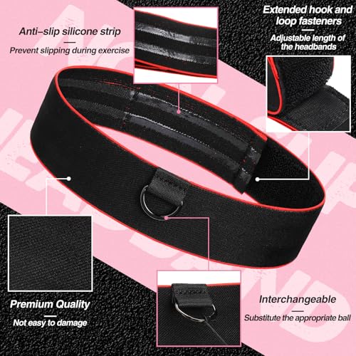 Boxing Reflex Balls Set 3 Different Balls Adjustable Headband Boxing Gloves Gift Men Teen for Punching Speed Hand Eye Coordination Training Boxing Equipment